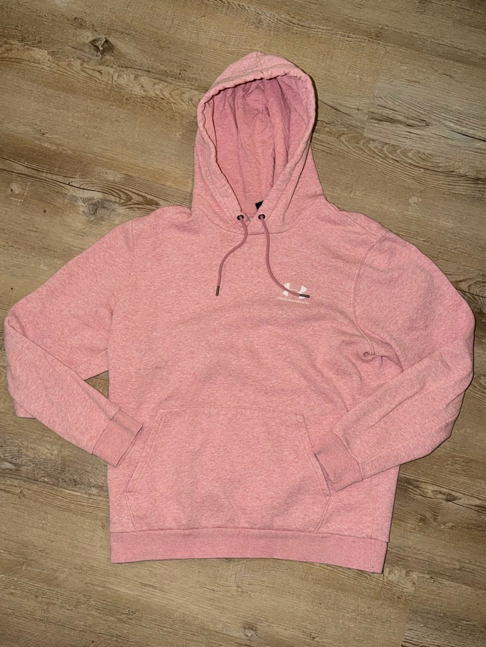 Under Armour Pink Heather Pullover Hoodie - Men's